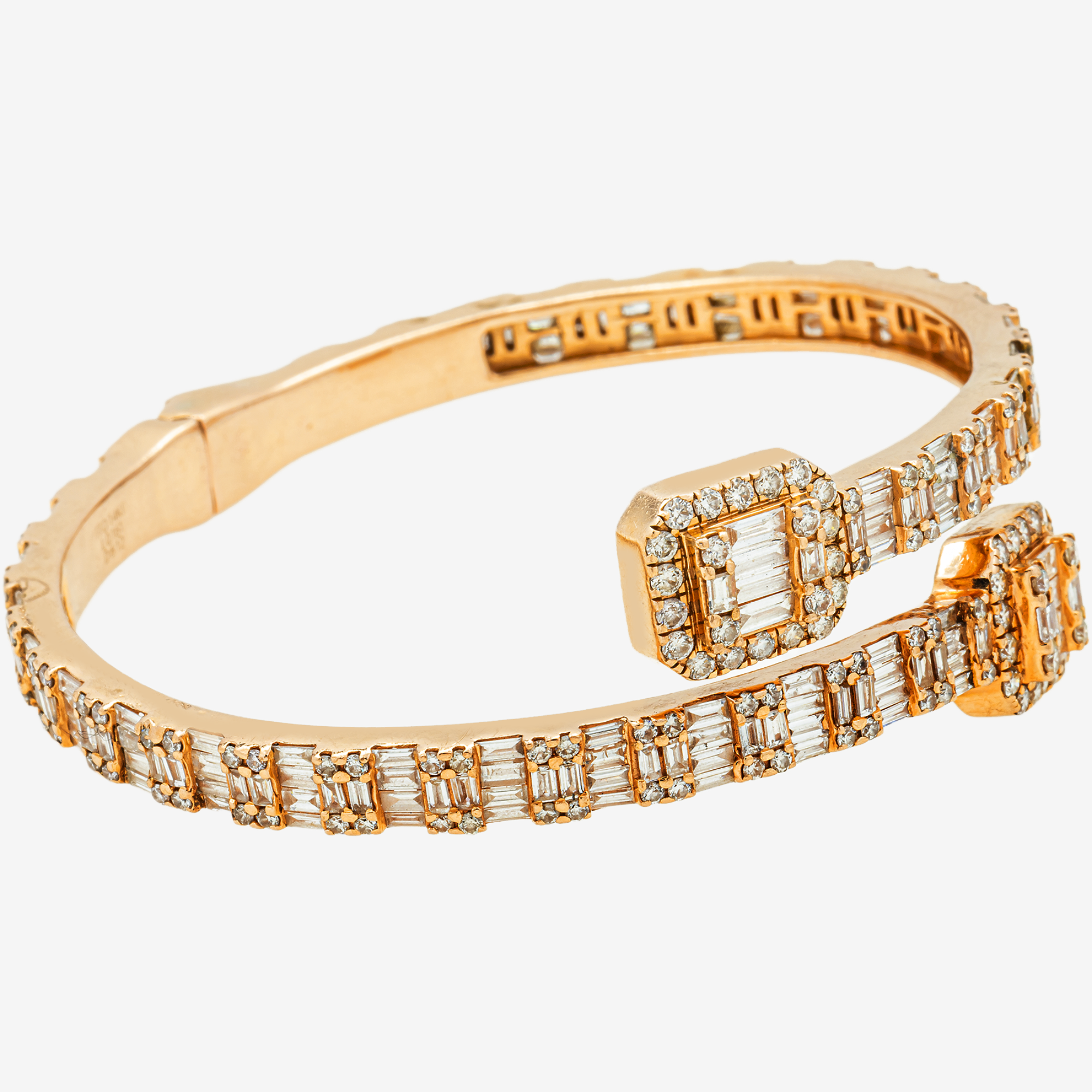 ROSE 8.5CT BAGUETTE BRACELET