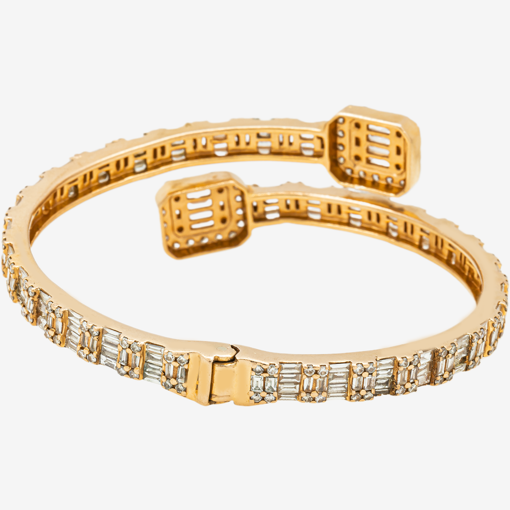 ROSE 8.5CT BAGUETTE BRACELET