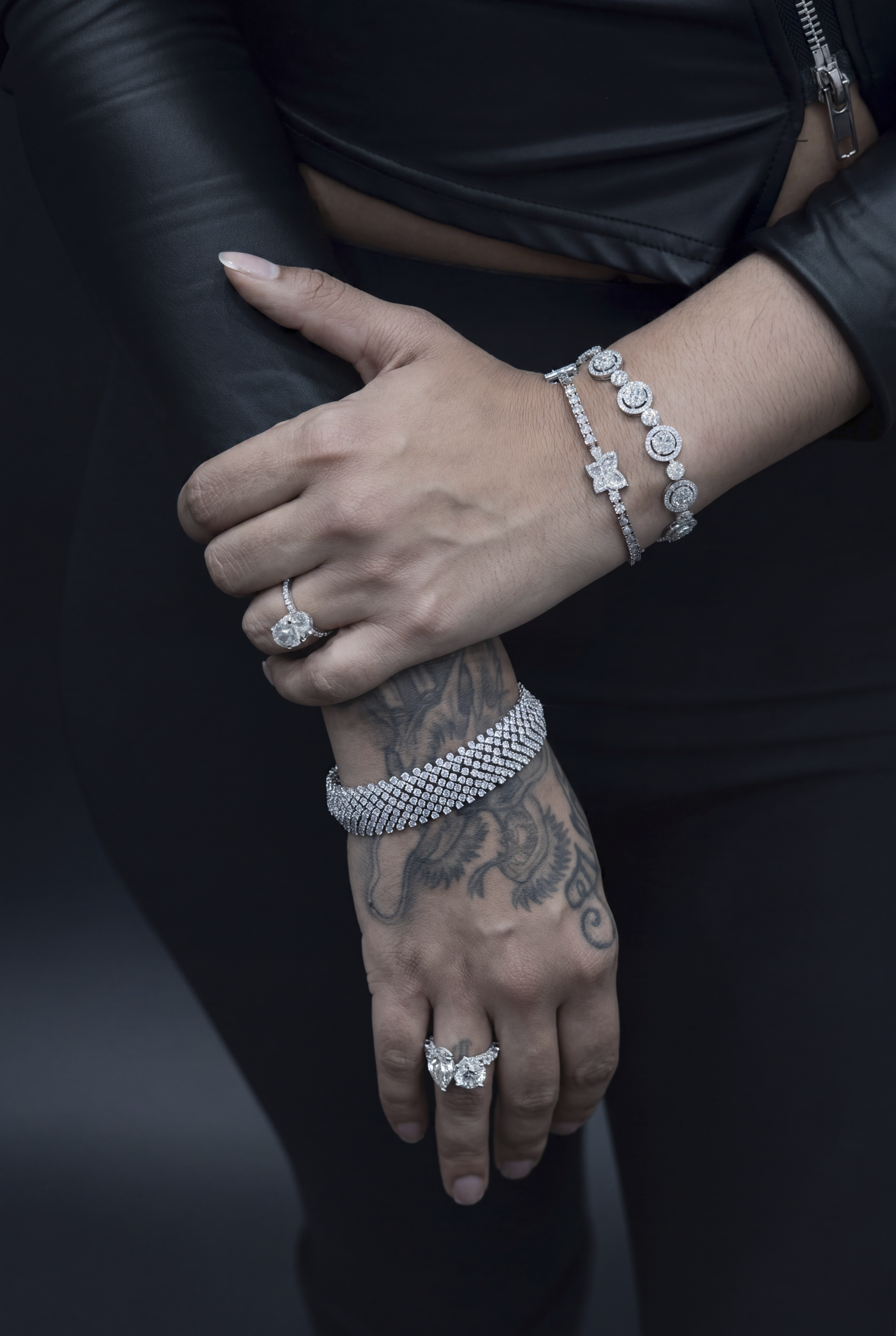 DIAMOND BASKET WEAVE BRACELET
