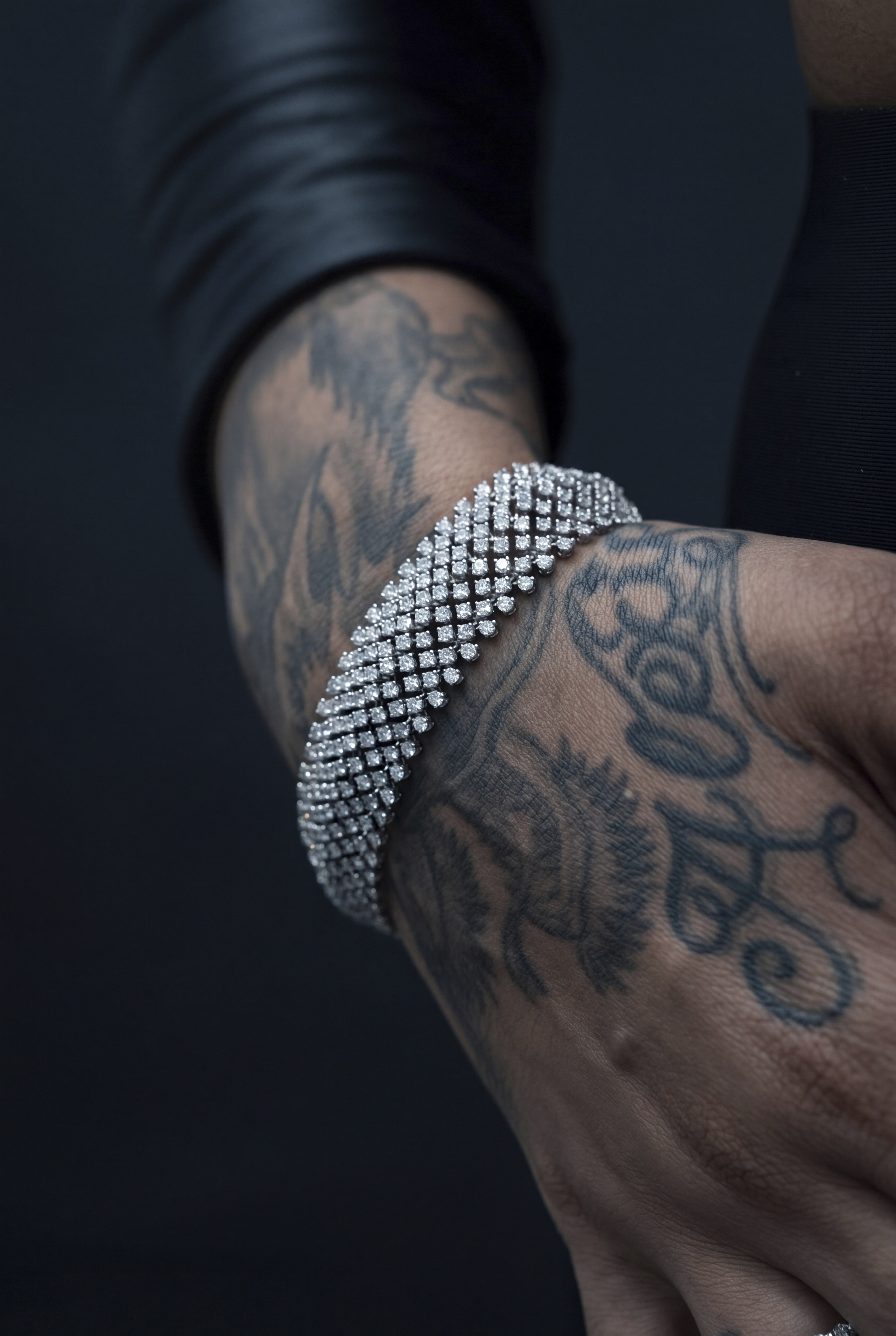 DIAMOND BASKET WEAVE BRACELET