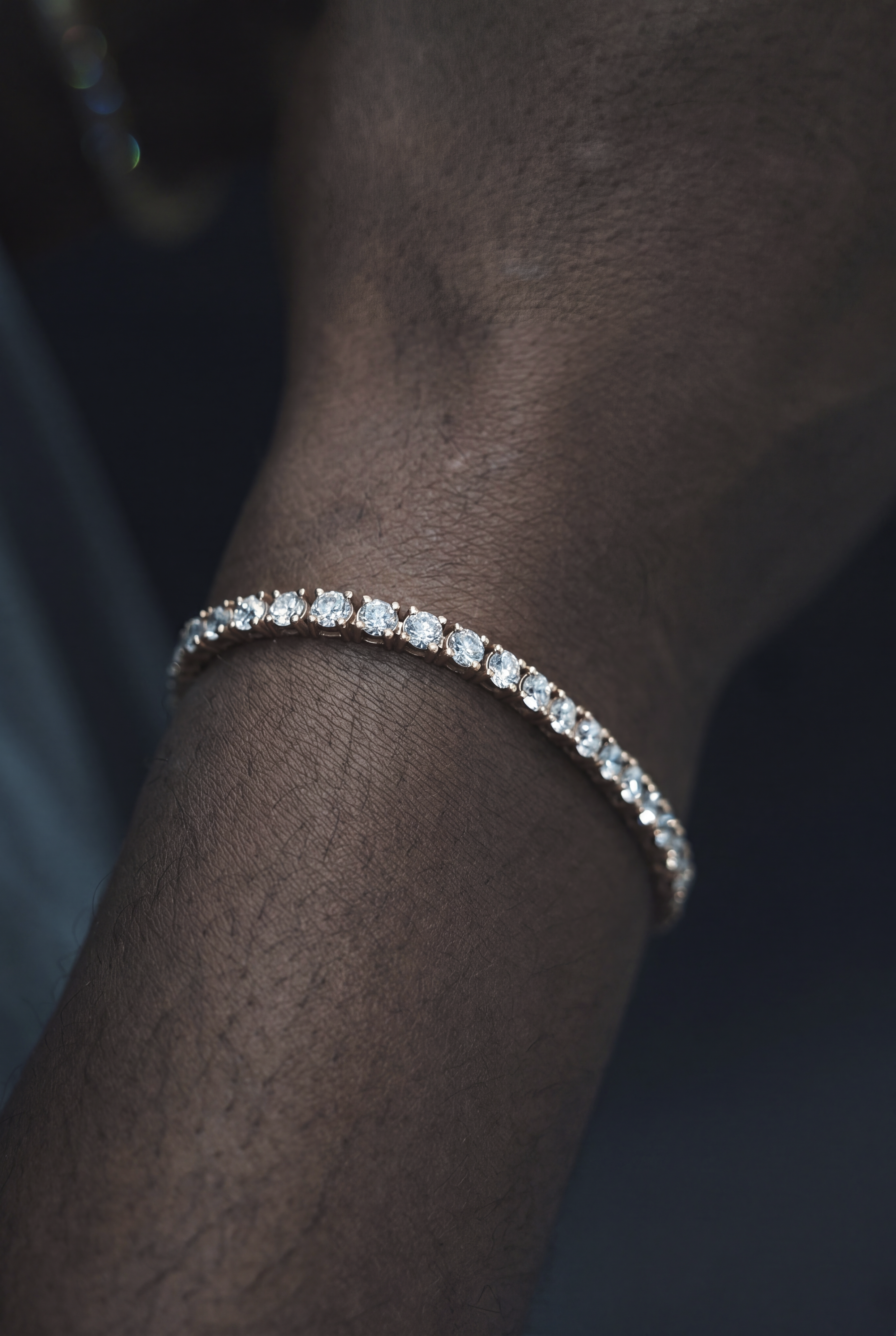 ROSE 20 POINTER TENNIS BRACELET WITH 8.5CT DIAMONDS