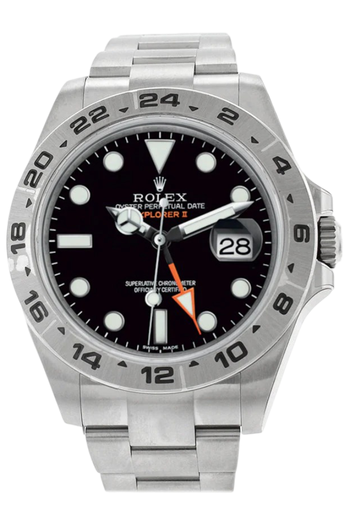Rolex Explorer II Black Dial Stainless Steel Men's Watch 216570