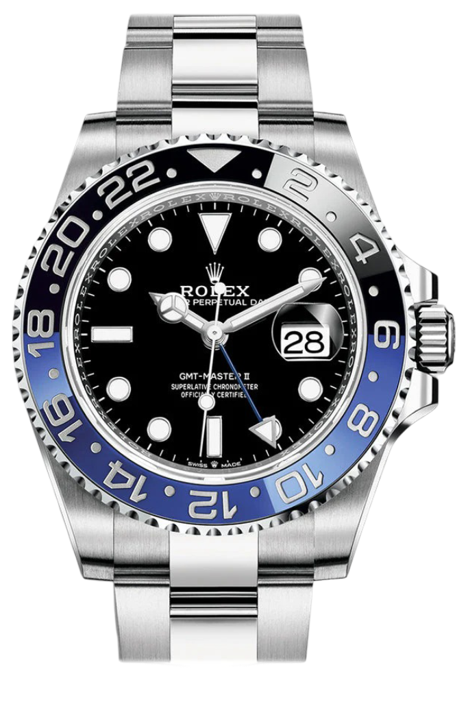 Rolex GMT-Master II Batman Black and Blue Bezel Men's Watch 126710BLNR 126710