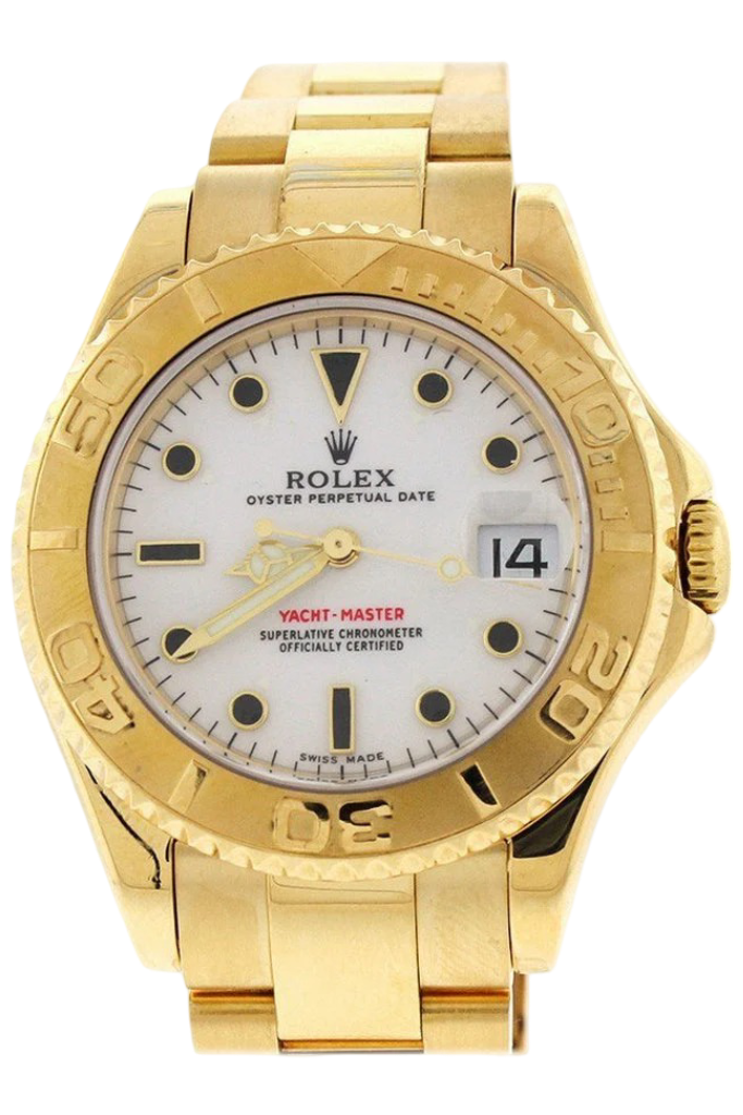 Rolex Yacht-Master White Dial Steel 18K Yellow Gold Ladies Watch 169628
