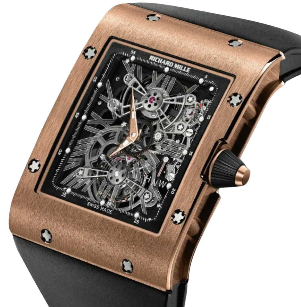 Richard Mille Manual Winding Tourbillon Extra Flat Red Gold RM 017 - BRAND NEW